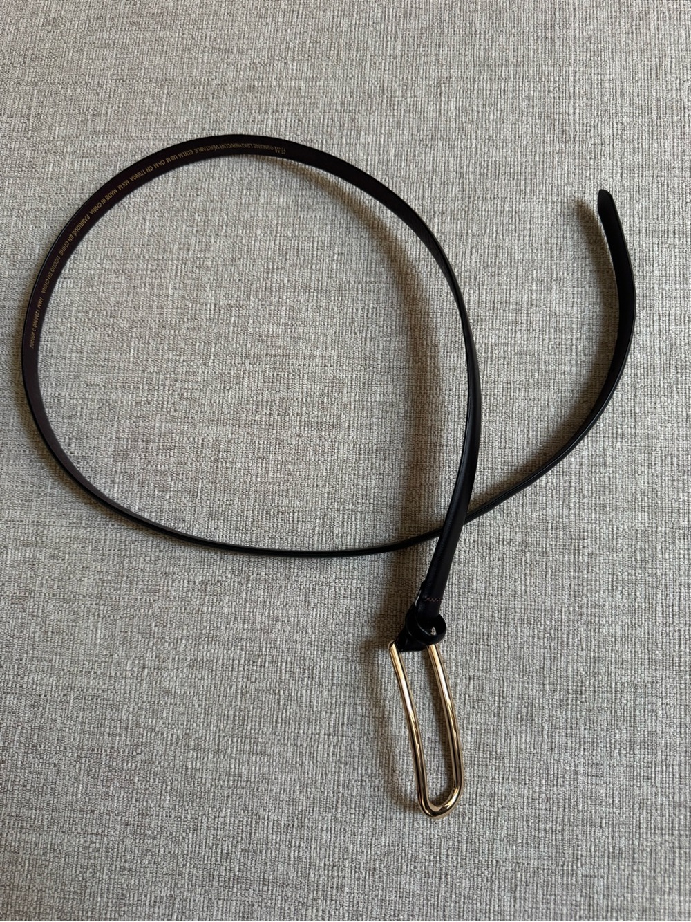 H&M genuine leather dark brown belt